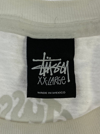 【中古品】【メンズ】 STUSSY ステューシー FERRY GOUW コラボ TEE フェリー・ゴウ コラボ 半袖 プリント Tシャツ メンズ トップス 142-260817-em-22-min サイズ：XXL カラー：ホワイト 万代Net店
