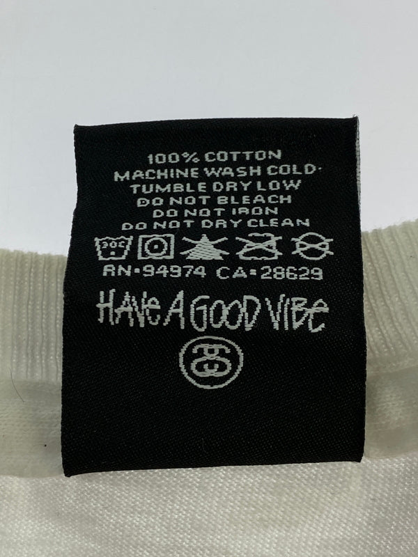 【中古品】【メンズ】 STUSSY ステューシー FERRY GOUW コラボ TEE フェリー・ゴウ コラボ 半袖 プリント Tシャツ メンズ トップス 142-260817-em-22-min サイズ：XXL カラー：ホワイト 万代Net店
