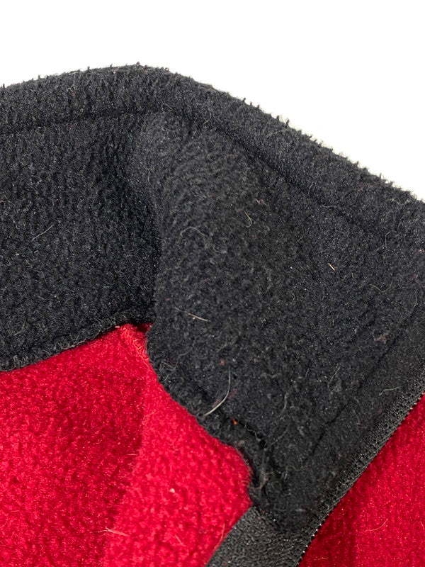 【中古品】【メンズ】 THE BLACK DOG ザ ブラック ドッグ POLARTEC FLEECE JACKET ポーラテック フリース ジャケット 上着 アウター ハーフジップ プルオーバー 146-260822-hu-21-min サイズ：M カラー：レッド 万代Net店