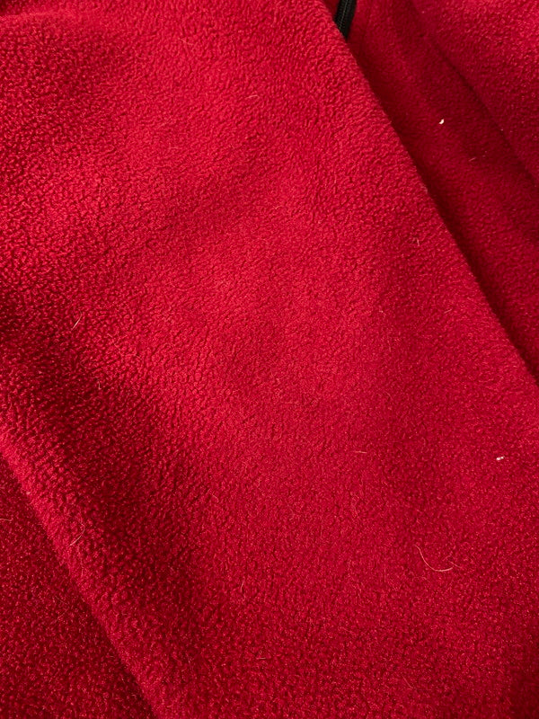 【中古品】【メンズ】 THE BLACK DOG ザ ブラック ドッグ POLARTEC FLEECE JACKET ポーラテック フリース ジャケット 上着 アウター ハーフジップ プルオーバー 146-260822-hu-21-min サイズ：M カラー：レッド 万代Net店