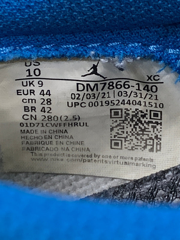 【中古品】【メンズ】 TRAVIS SCOTT × FRAGMENT DESIGN×NIKE AIR JORDAN トラヴィス スコット フラグメント デザイン ナイキ 1 LOW OG SP DM7866-140 160-260811-hu-03-min サイズ：28cm カラー：ブルー/ブラック/ホワイト 万代Net店