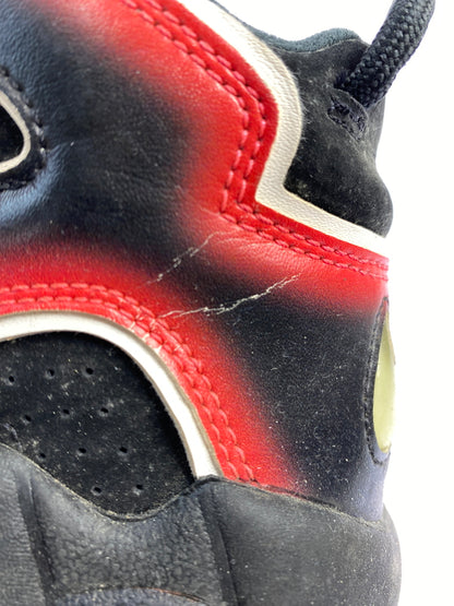 【中古品】【メンズ】 NIKE ナイキ AIR MORE UP TEMPO CJ6129-001 エアー モアアップテンポ スニーカー 靴 160-260819-jt-04-min サイズ：US 9 27.0cm カラー：ブラック/レッド 万代Net店