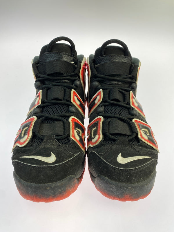 【中古品】【メンズ】 NIKE ナイキ AIR MORE UP TEMPO CJ6129-001 エアー モアアップテンポ スニーカー 靴 160-260819-jt-04-min サイズ：US 9 27.0cm カラー：ブラック/レッド 万代Net店