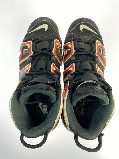 【中古品】【メンズ】 NIKE ナイキ AIR MORE UP TEMPO CJ6129-001 エアー モアアップテンポ スニーカー 靴 160-260819-jt-04-min サイズ：US 9 27.0cm カラー：ブラック/レッド 万代Net店
