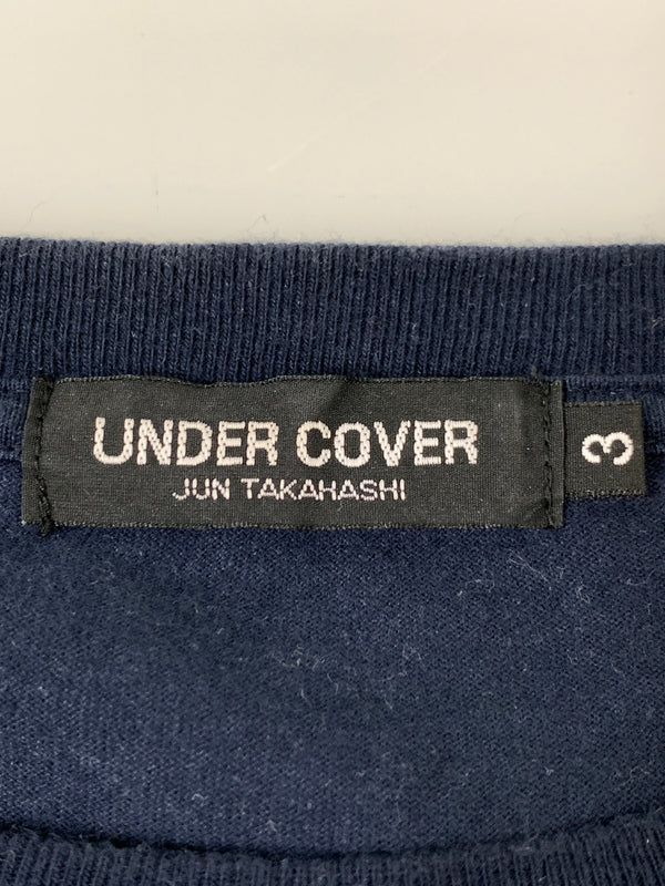 【中古品】【メンズ】 UNDERCOVER アンダーカバー UB0D3802 BEAR PRINT SS TEE Tシャツ トップス 140-260813-zi-19-min サイズ：3 カラー：ネイビー 万代Net店