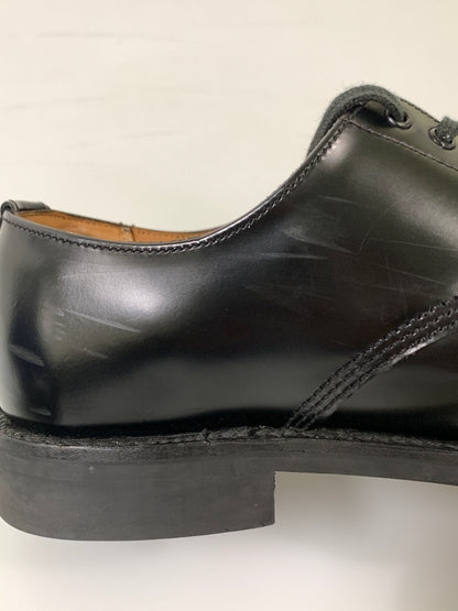 【中古品】【メンズ】 SANDERS サンダース MILITARY OFFICER SHOE ミリタリー オフィサー シューズ 2246B 靴 レザーシューズ 革靴 164-260811-hu-06-min サイズ：7 カラー：BLACK 万代Net店