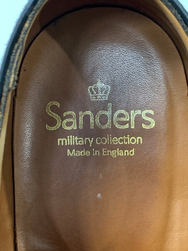 【中古品】【メンズ】 SANDERS サンダース MILITARY OFFICER SHOE ミリタリー オフィサー シューズ 2246B 靴 レザーシューズ 革靴 164-260811-hu-06-min サイズ：7 カラー：BLACK 万代Net店