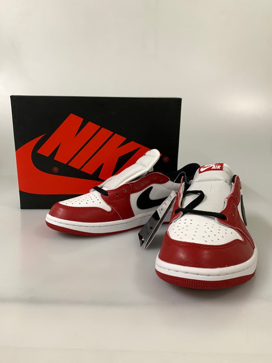 【中古品】【メンズ】 NIKE ナイキ AIR JORDAN 1 RETRO LOW OG HQ6998-600 エアジョーダン レトロ ロー OG 靴 スニーカー シューズ 160-260811-hu-05-min サイズ：27.5cm カラー：VARSITY RED/BLACK-SUMMIT WHITE 万代Net店