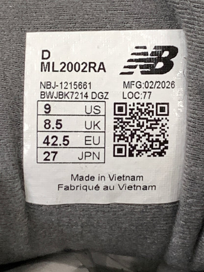 【中古品】【メンズ】 NEW BALANCE ニューバランス ML2002RA 2002R スニーカー 靴 シューズ 162-260811-hu-07-min サイズ：27cm カラー：グレー系 万代Net店