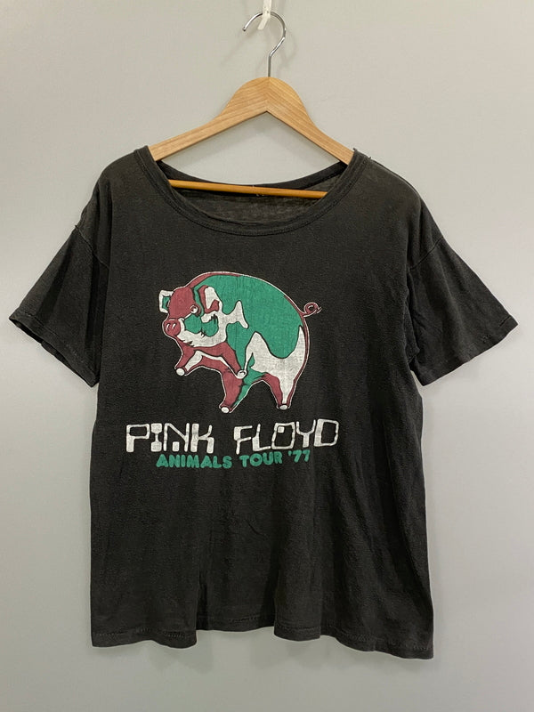 【現状渡し品】【メンズ】 PINK FLOYD ピンク フロイド ANIMALS TOUR 1977 TEE Tシャツ トップス 146-260813-zi-38-min サイズ：不明 カラー：グレー 万代Net店