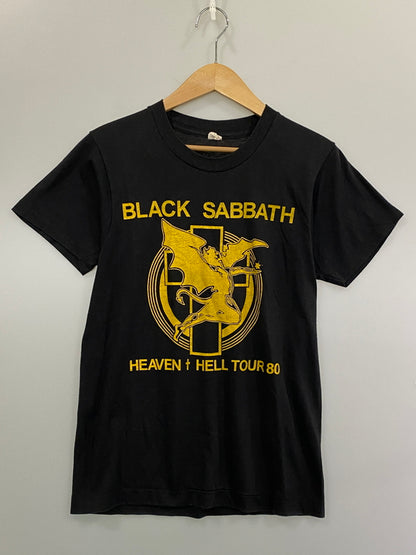 【中古品】【メンズ】 BLACK SABBATH ブラック サバス 1980 HEAVEN＋HELL TOUR TEE Tシャツ トップス 146-260813-zi-37-min サイズ：M カラー：ブラック 万代Net店
