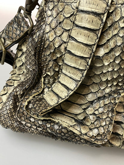 【中古品】【レディース】 FU-SI FERNALLE フーシフェルナーレ SHOULDER BAG ショルダーバッグ カバン 188-260821-yn-34-min カラー：ブラウン 万代Net店