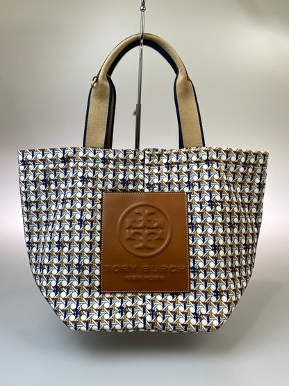 【中古品】【メンズ/レディース】 TORY BURCH トリーバーチ グレイシートートバッグ 軽量カバン 総柄 180-260823-em-38-min カラー：マルチカラー 万代Net店