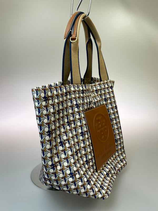 【中古品】【メンズ/レディース】 TORY BURCH トリーバーチ グレイシートートバッグ 軽量カバン 総柄 180-260823-em-38-min カラー：マルチカラー 万代Net店