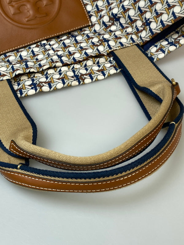 【中古品】【メンズ/レディース】 TORY BURCH トリーバーチ グレイシートートバッグ 軽量カバン 総柄 180-260823-em-38-min カラー：マルチカラー 万代Net店