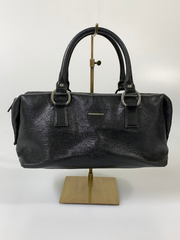 【現状渡し品】【メンズ/レディース】 GUCCI グッチ レザー ボストンバッグ 113009・2684 ハンドバッグ 革鞄 カバン 180-260817-em-04-min カラー：ブラック 万代Net店
