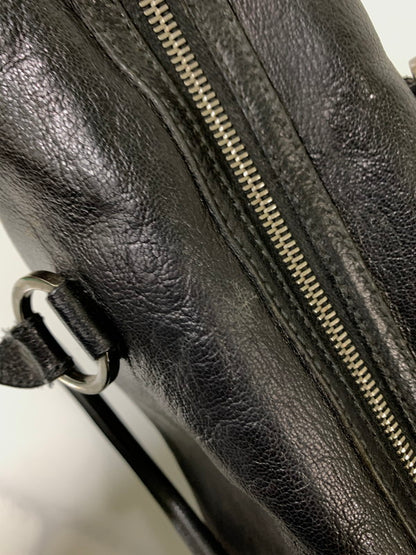 【現状渡し品】【メンズ/レディース】 GUCCI グッチ レザー ボストンバッグ 113009・2684 ハンドバッグ 革鞄 カバン 180-260817-em-04-min カラー：ブラック 万代Net店