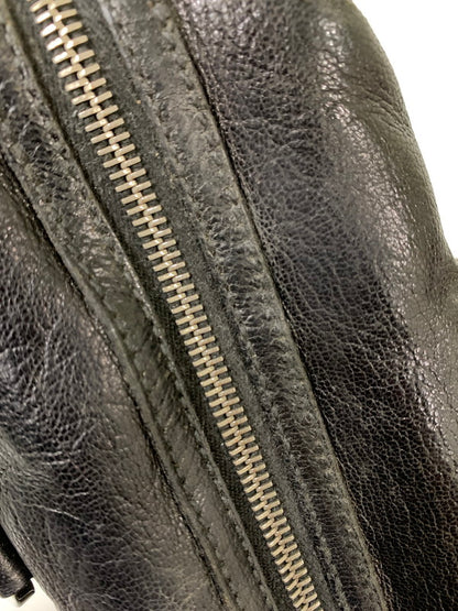 【現状渡し品】【メンズ/レディース】 GUCCI グッチ レザー ボストンバッグ 113009・2684 ハンドバッグ 革鞄 カバン 180-260817-em-04-min カラー：ブラック 万代Net店