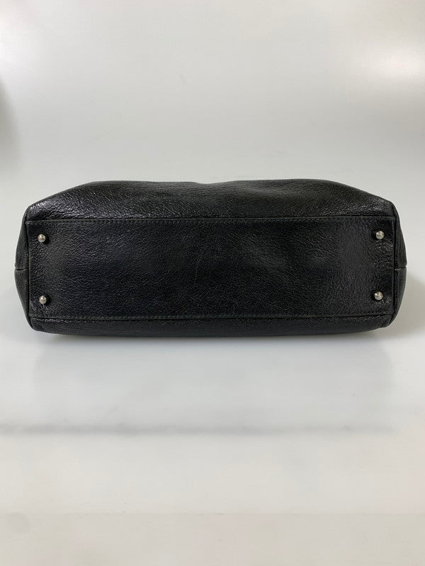 【現状渡し品】【メンズ/レディース】 GUCCI グッチ レザー ボストンバッグ 113009・2684 ハンドバッグ 革鞄 カバン 180-260817-em-04-min カラー：ブラック 万代Net店