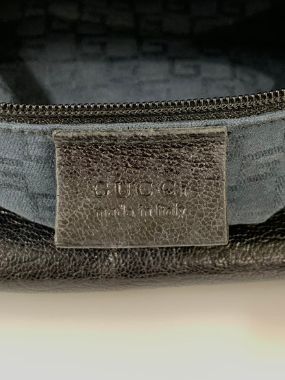 【現状渡し品】【メンズ/レディース】 GUCCI グッチ レザー ボストンバッグ 113009・2684 ハンドバッグ 革鞄 カバン 180-260817-em-04-min カラー：ブラック 万代Net店
