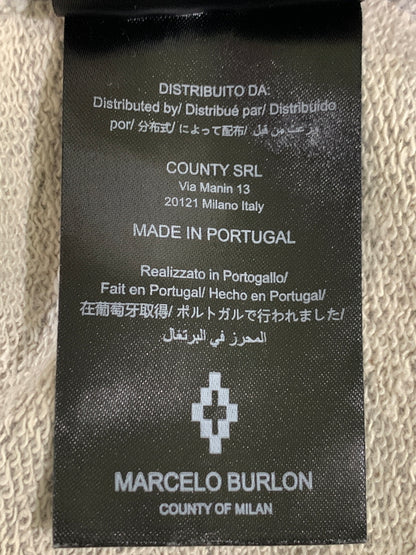 【中古品】【メンズ】 MARCELO BURLON マルセロ バーロン PRINT HOODIE プリント フーディ 142-260813-zi-22-min サイズ：M カラー：グレー 万代Net店