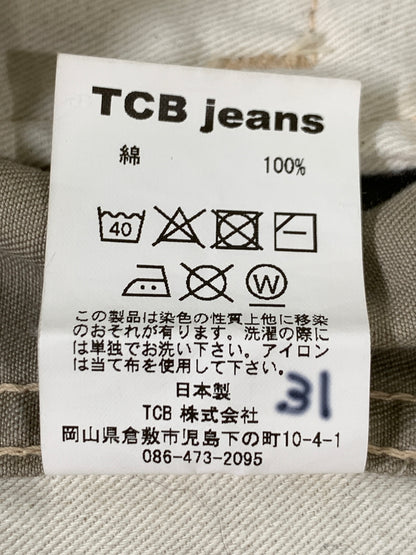【中古品】【メンズ】 TCB JEANS ティーシービー ジーンズ STAY GOLD CHINO 41 ステイ ゴールド チノ パンツ ボトムス 156-260813-zi-05-min サイズ：W31 カラー：ベージュ系 万代Net店