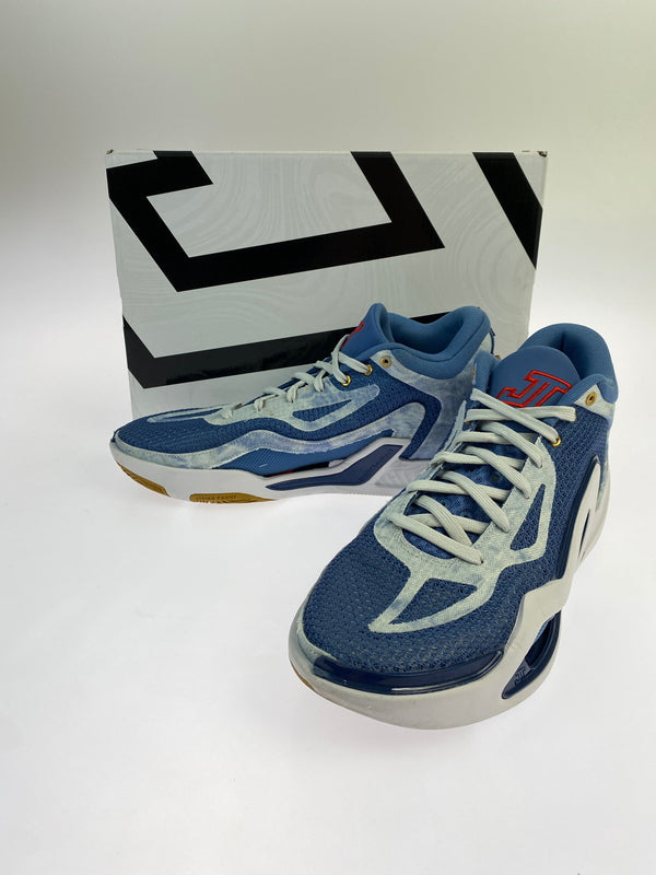 【中古品】【メンズ】 NIKE ナイキ JORDAN TATUM 1 PF DZ3321-400 ジョーダン テイタム 1 スニーカー 靴 160-260819-jt-05-min サイズ：US 10.5 28.5cm カラー：STONE BLUE UNIVERSITY REd 万代Net店