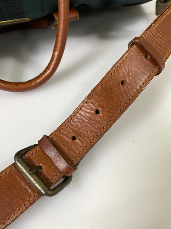 【中古品】【メンズ】 POLO RALPH LAUREN ポロ ラルフローレン ボストンバッグ 鞄 カバン 188-260811-hu-08-min カラー：グリーン系（チェック） 万代Net店