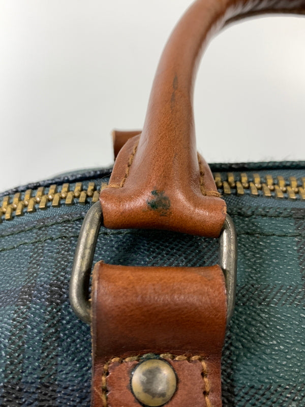 【中古品】【メンズ】 POLO RALPH LAUREN ポロ ラルフローレン ボストンバッグ 鞄 カバン 188-260811-hu-08-min カラー：グリーン系（チェック） 万代Net店