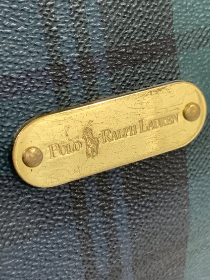 【中古品】【メンズ】 POLO RALPH LAUREN ポロ ラルフローレン ボストンバッグ 鞄 カバン 188-260811-hu-08-min カラー：グリーン系（チェック） 万代Net店