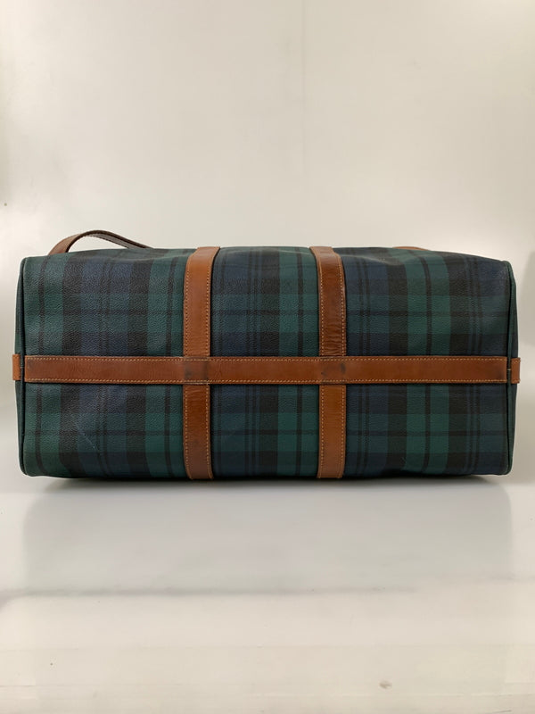 【中古品】【メンズ】 POLO RALPH LAUREN ポロ ラルフローレン ボストンバッグ 鞄 カバン 188-260811-hu-08-min カラー：グリーン系（チェック） 万代Net店