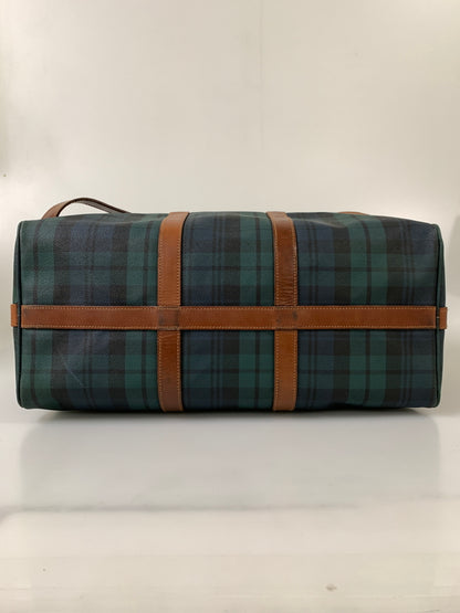 【中古品】【メンズ】 POLO RALPH LAUREN ポロ ラルフローレン ボストンバッグ 鞄 カバン 188-260811-hu-08-min カラー：グリーン系（チェック） 万代Net店