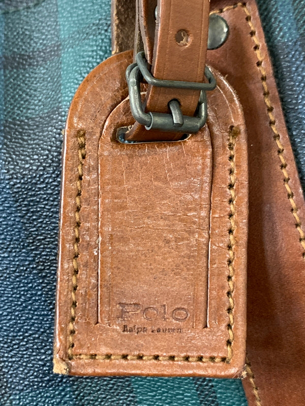 【中古品】【メンズ】 POLO RALPH LAUREN ポロ ラルフローレン ボストンバッグ 鞄 カバン 188-260811-hu-08-min カラー：グリーン系（チェック） 万代Net店