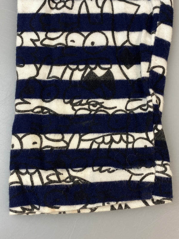 【中古品】【メンズ】 PLAY COMME DES GARCONS×THE SIMPSONS コムデギャルソン ザ・シンプソンズ BORDER L S TEE ボーダー ロングスリーブT 長袖Tシャツ 長袖TEE 140-260815-ta-27-min サイズ：S カラー：マルチカラー 万代Net店
