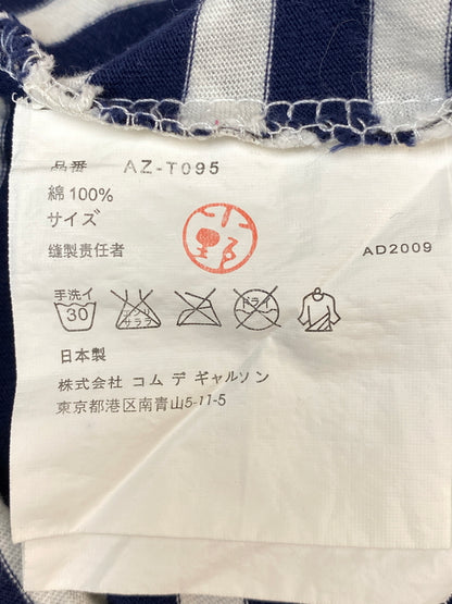 【中古品】【メンズ】 PLAY COMME DES GARCONS×THE SIMPSONS コムデギャルソン ザ・シンプソンズ BORDER L S TEE ボーダー ロングスリーブT 長袖Tシャツ 長袖TEE 140-260815-ta-27-min サイズ：S カラー：マルチカラー 万代Net店