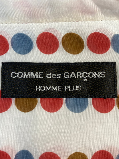 【現状渡し品】【メンズ】 COMME DES GARCONS HOMME PLUS コムデギャルソンオムプリュス PC-B053 ドット柄 L S SHIRT シャツ トップス 140-260813-zi-32-min サイズ：不明 カラー：マルチカラー 万代Net店