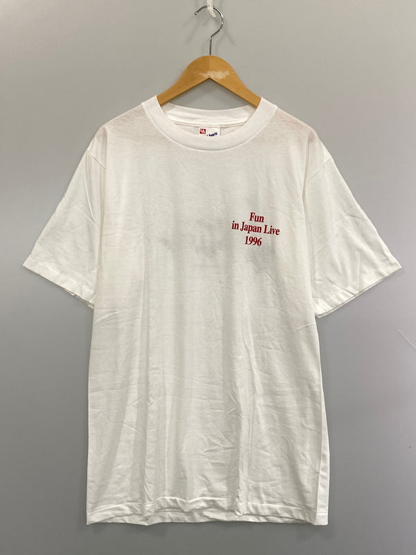 【中古品】【メンズ】 STEVIE WONDER スティーヴィー・ワンダー 1996 JAPAN LIVE TOUR TEE ライブツアー 半袖Tシャツ ショートスリーブ 146-260815-ta-24-min サイズ：L カラー：ホワイト 万代Net店