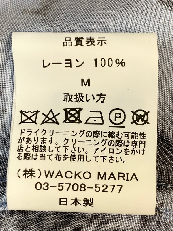 【中古品】【メンズ】 WACKO MARIA ワコマリア × ELLEN VON UNWERTH エレンフォンアンワース HAWAIIAN SHIRT ハワイアンシャツ トップス 142-260813-zi-34-min サイズ：M カラー：ブルー系 万代Net店