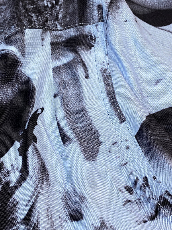 【中古品】【メンズ】 WACKO MARIA ワコマリア × ELLEN VON UNWERTH エレンフォンアンワース HAWAIIAN SHIRT ハワイアンシャツ トップス 142-260813-zi-34-min サイズ：M カラー：ブルー系 万代Net店