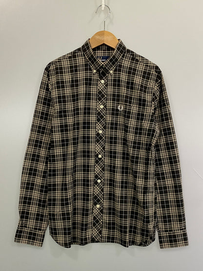 【中古品】【メンズ】 FRED PERRY フレッドペリーCHECK L S SHIRT M8304A1 チェックシャツ ロングスリーブシャツ 141-260815-ta-19-min サイズ：M カラー：マルチカラー 万代Net店