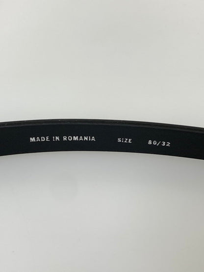【中古品】【レディース】 DIESEL ディーゼル B-PLAY BELT ビー プレイ ベルト レディース アクセサリー カウレザー 細身 205-260817-em-07-min サイズ：80/32 カラー：ブラック 万代Net店
