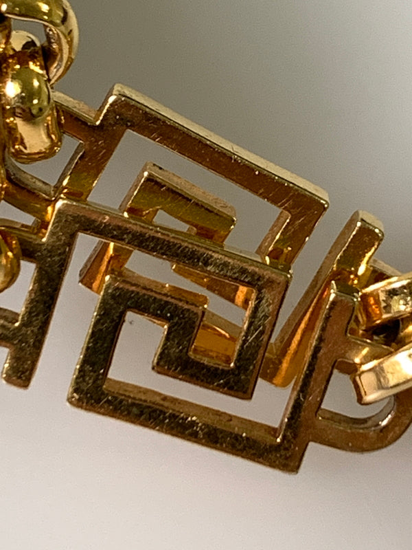 【中古品】【メンズ/レディース】 VERSACE ヴェルサーチ ラ メドゥーサ グレカ ネックレス アクセサリー 192-260811-hu-12-min カラー：ゴールド 万代Net店