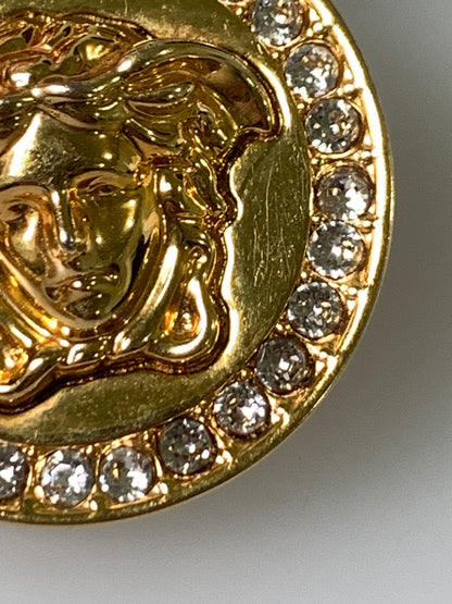 【中古品】【メンズ/レディース】 VERSACE ヴェルサーチ ラ メドゥーサ グレカ ネックレス アクセサリー 192-260811-hu-12-min カラー：ゴールド 万代Net店