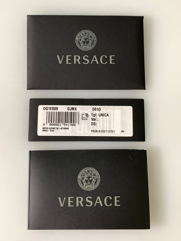 【中古品】【メンズ/レディース】 VERSACE ヴェルサーチ ラ メドゥーサ グレカ ネックレス アクセサリー 192-260811-hu-12-min カラー：ゴールド 万代Net店