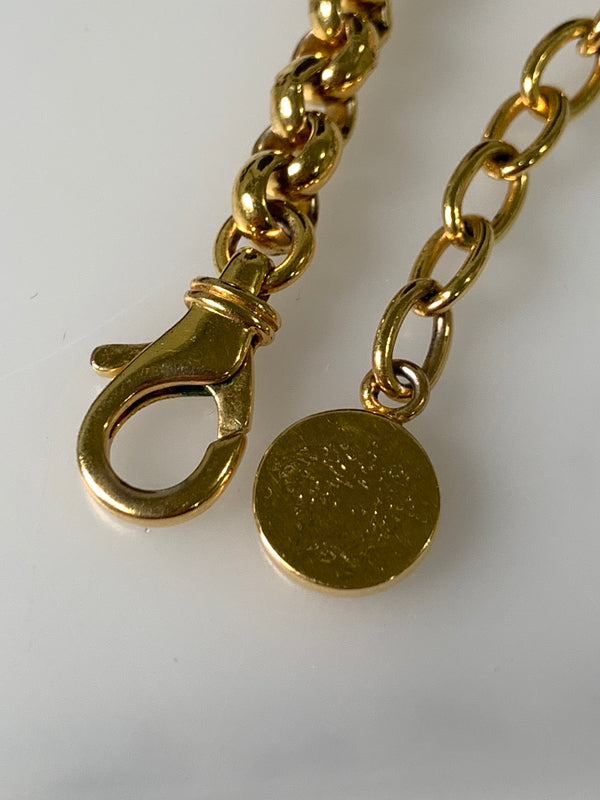 【中古品】【メンズ/レディース】 VERSACE ヴェルサーチ ラ メドゥーサ グレカ ネックレス アクセサリー 192-260811-hu-12-min カラー：ゴールド 万代Net店