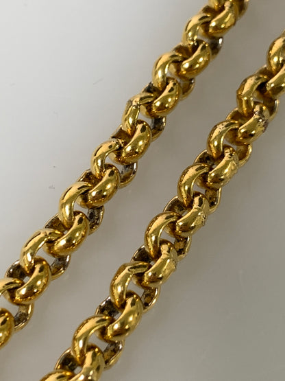 【中古品】【メンズ/レディース】 VERSACE ヴェルサーチ ラ メドゥーサ グレカ ネックレス アクセサリー 192-260811-hu-12-min カラー：ゴールド 万代Net店