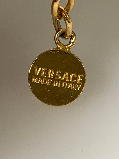 【中古品】【メンズ/レディース】 VERSACE ヴェルサーチ ラ メドゥーサ グレカ ネックレス アクセサリー 192-260811-hu-12-min カラー：ゴールド 万代Net店