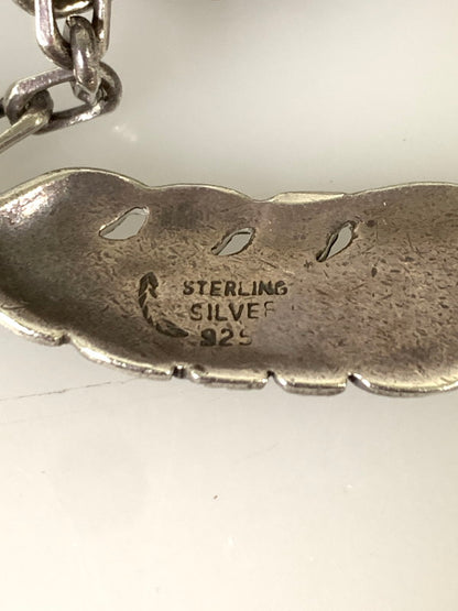 【中古品】【メンズ/レディース】 USED ユーズド SILVER NECKLACE シルバー ネックレス アクセサリー フェザーモチーフ 翼 シルバー925 銀 192-260817-em-13-min カラー：シルバー 万代Net店