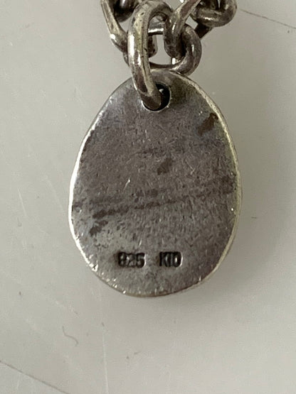 【中古品】【メンズ/レディース】 USED ユーズド SILVER NECKLACE シルバー ネックレス アクセサリー フェザーモチーフ 翼 シルバー925 銀 192-260817-em-13-min カラー：シルバー 万代Net店