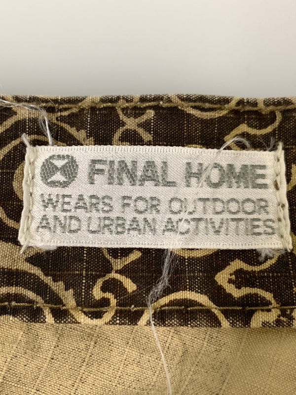 【中古品】【メンズ】 FINAL HOME ファイナルホーム 総柄 PANTS FH51FF043 ボトムス パンツ 151-260811-hu-02-min サイズ：S カラー：ブラウン系 万代Net店